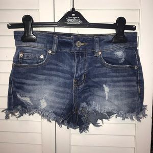 denim shorts
